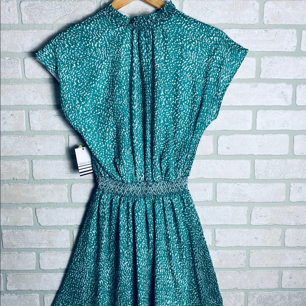 Ophelia Roe Embroidered Waist Lined Summer Dress - Picture 4 of 4